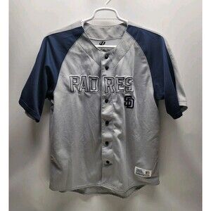 Dynasty Series Men's L San Diego Padres Jersey Major League Baseball Gray Blue
